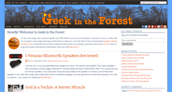 Desktop Screenshot of geekintheforest.com