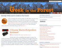 Tablet Screenshot of geekintheforest.com